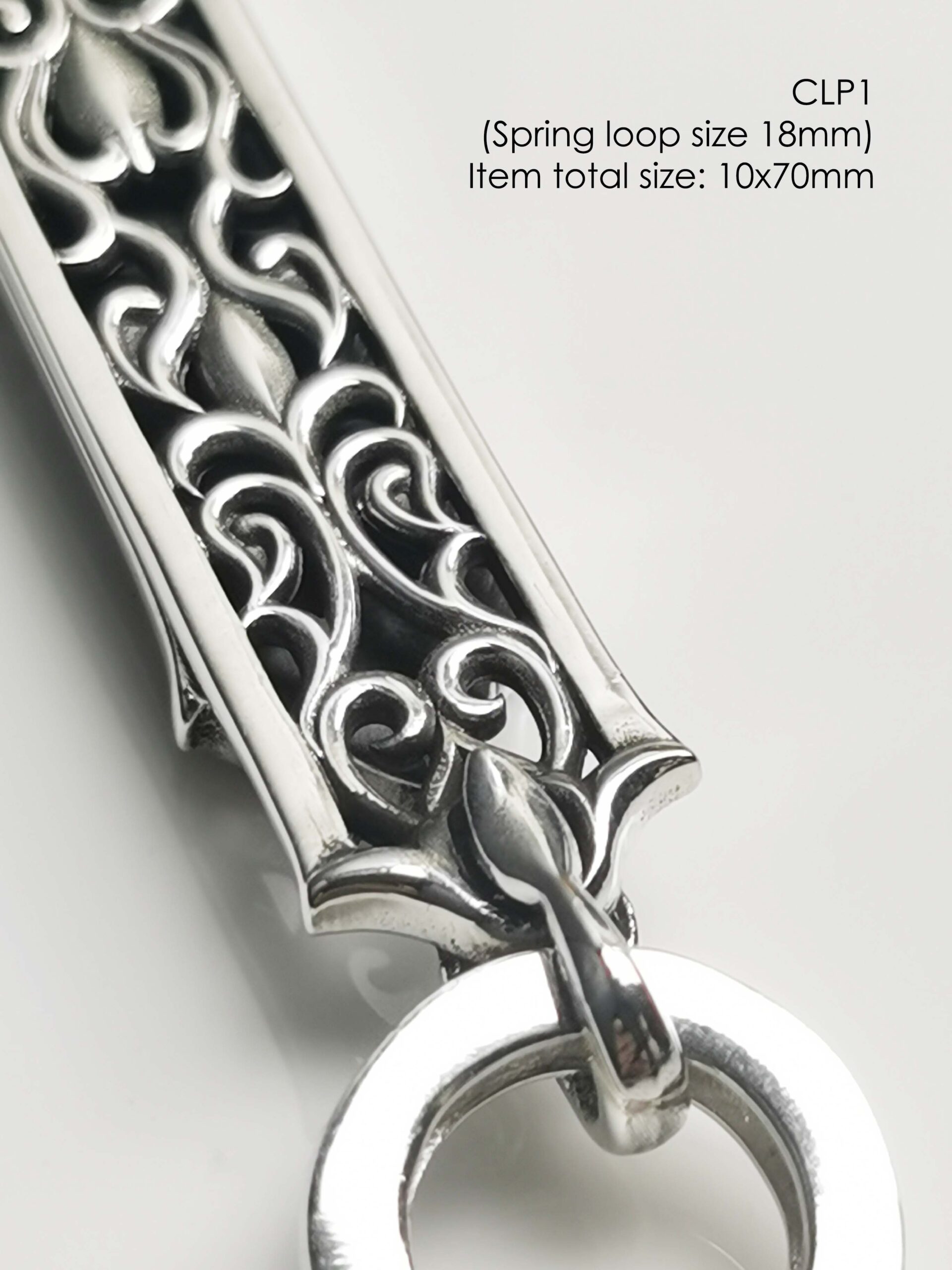 CLP1Silver925 amulets clip size 10x70mm - Image 10