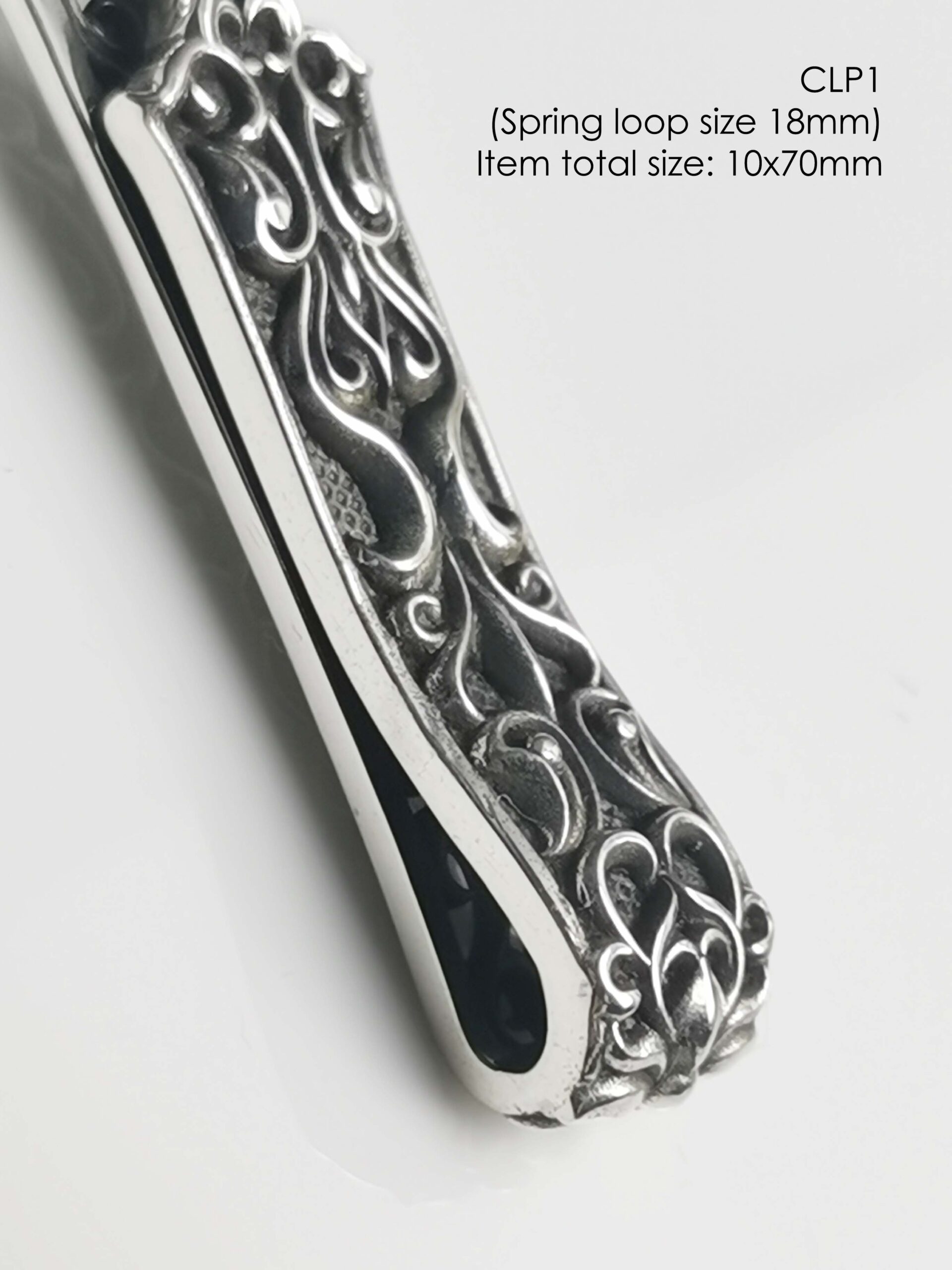 CLP1Silver925 amulets clip size 10x70mm - Image 9