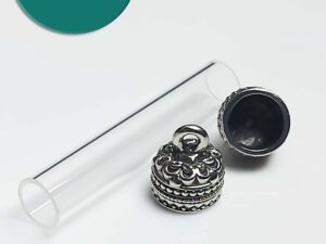 VINTAGEWB10 Vintage Whitebrass Takrud casing tube size 10mm