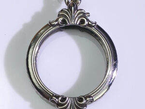 RND28Whitebrass round amulet casing inner diameter 28mm