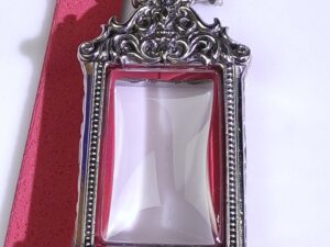 SMDJ2Whitebrass Somdej2 amulet casing screen size 24x35mm