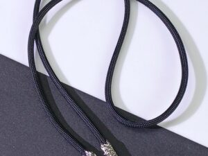 KOM Dahlia whitebrass rope necklace with classic spring