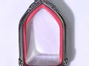KPNKWhitebrass Khun Paen Baan Krang amulet casing 32x55mm