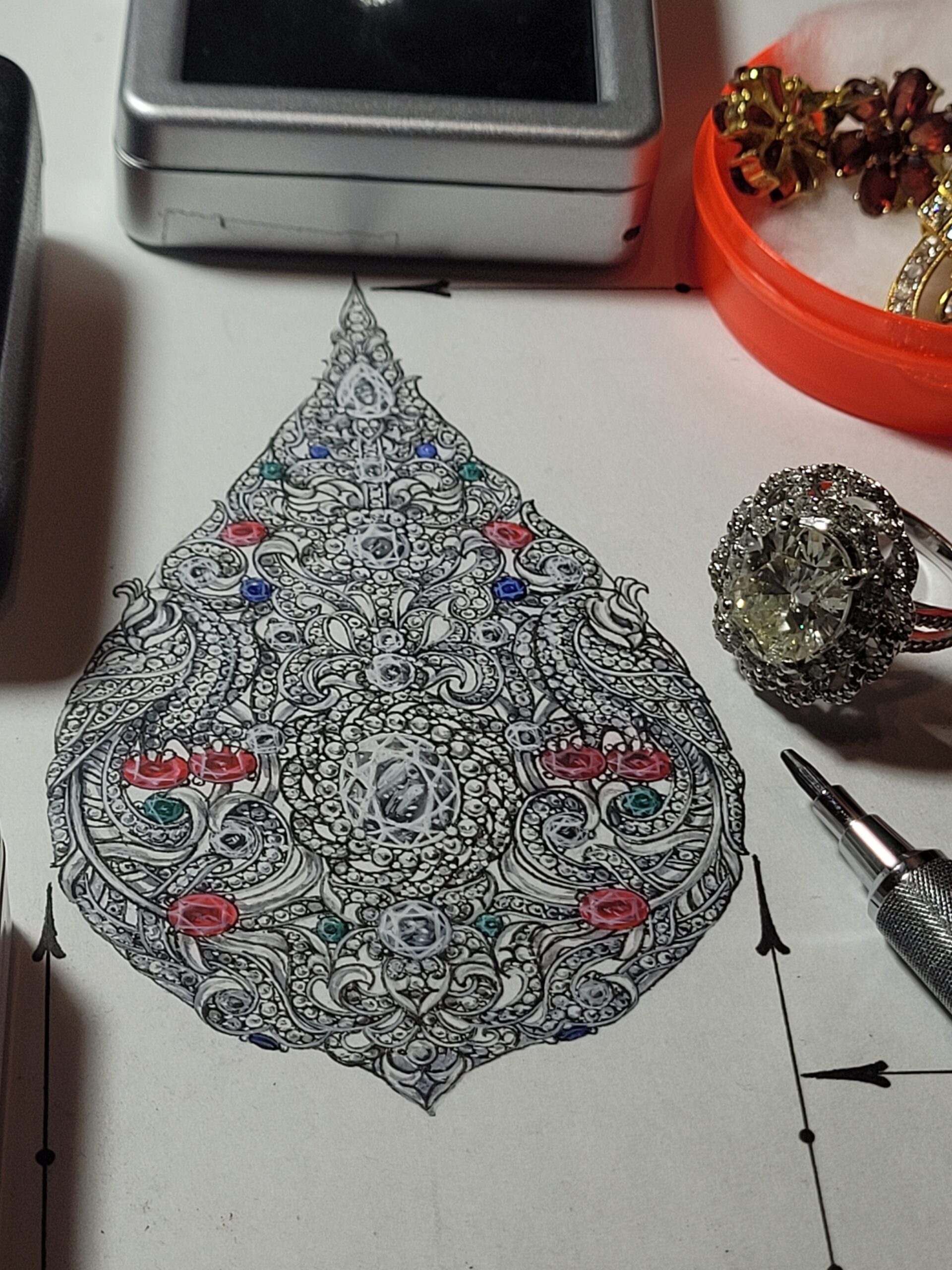 Package Special Design of Unalome อุณาโลมสำหรับประดับพระประธาน หรือเครื่องทรง พระประธาน - Image 6