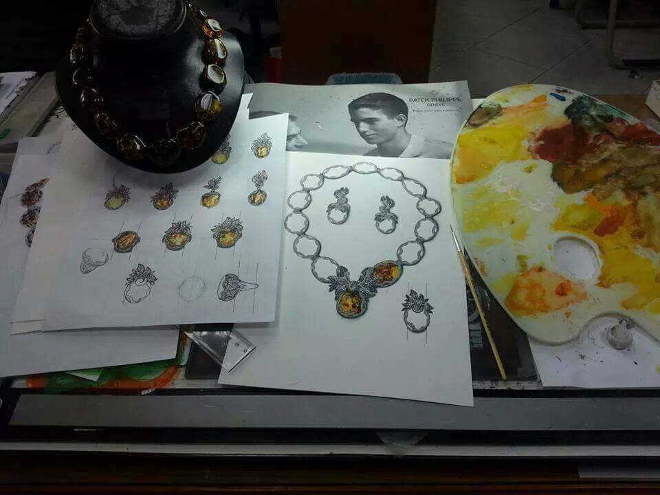 Package 1 set 5pieces custom jewelry design sketch service - แพคเกจ 1 ชุด 5ชิ้น ออกแบบเครื่องประดับ งานแฮนด์สเก็ตช์ (Hand Sketch)ตามบรีฟของลูกค้า สามารถนำไปประยุกต์ขึ้นตัวเรือนจริงได้ - Image 4