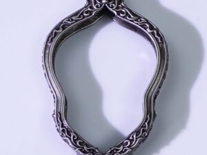 GAR7Whitebrass Garuda7 amulet casing screen size 36x52mm