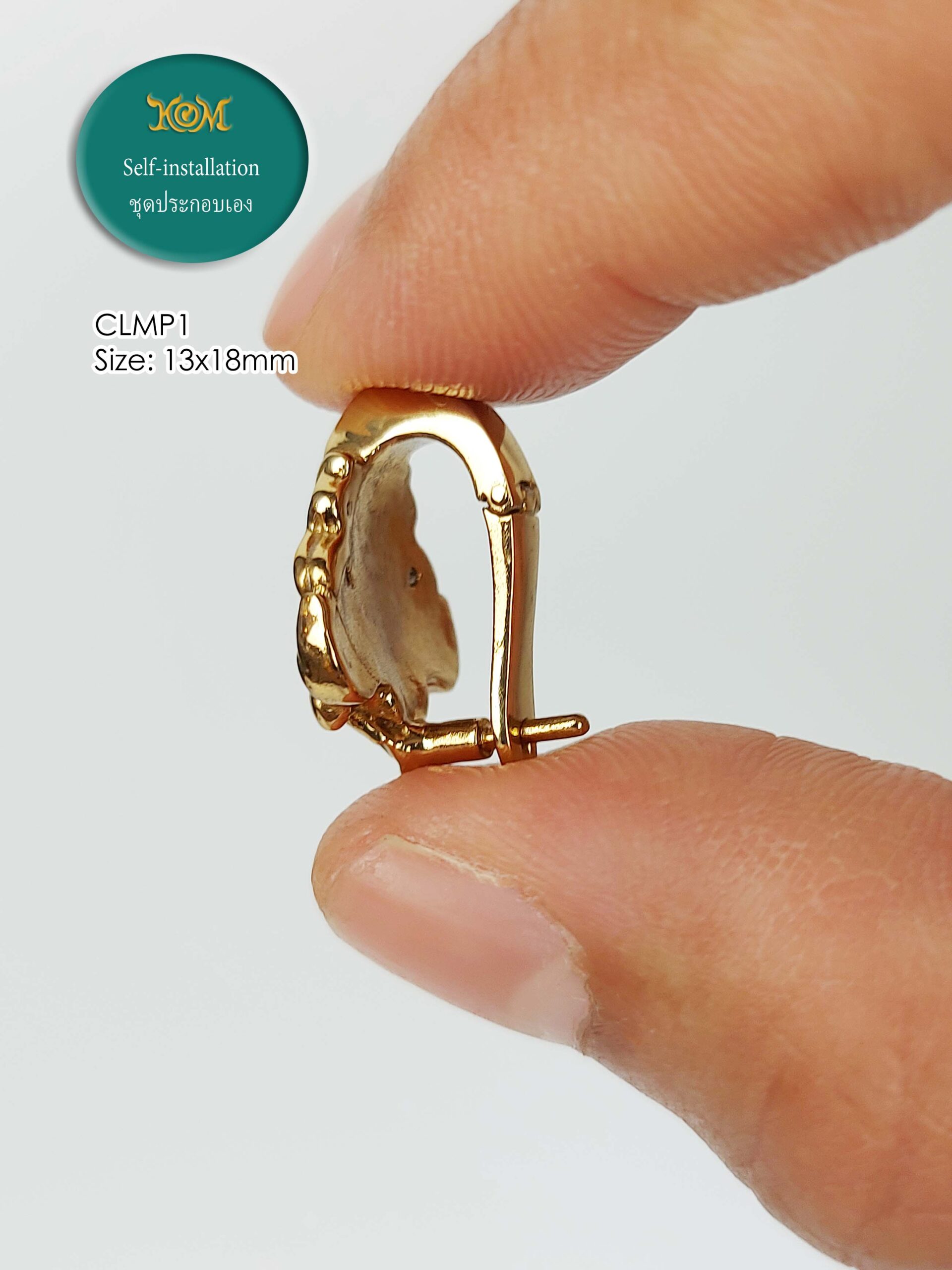 CLMP1GoldenBronze amulet casing clamp self-installation - Image 9