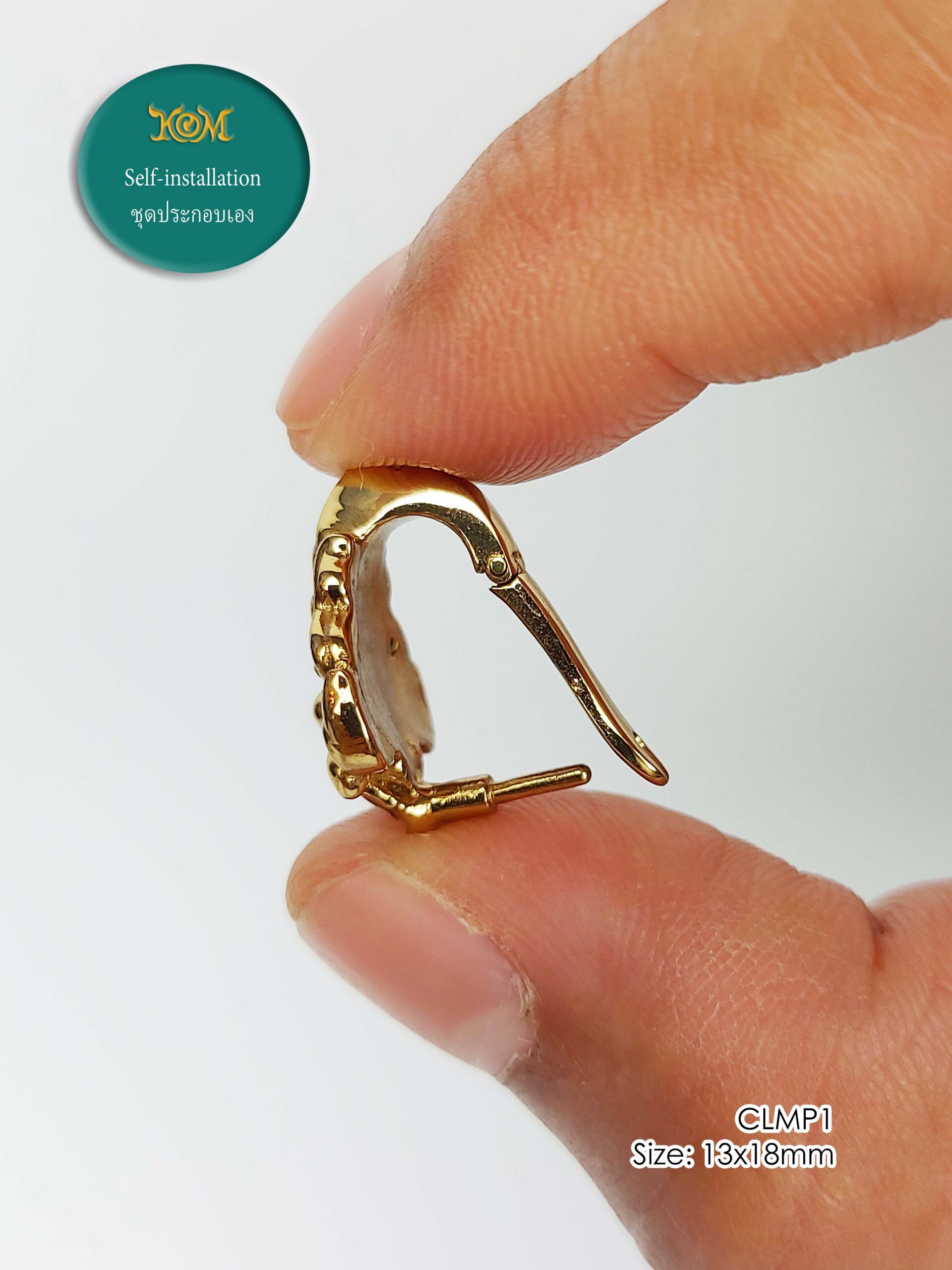 CLMP1GoldenBronze amulet casing clamp self-installation - Image 8