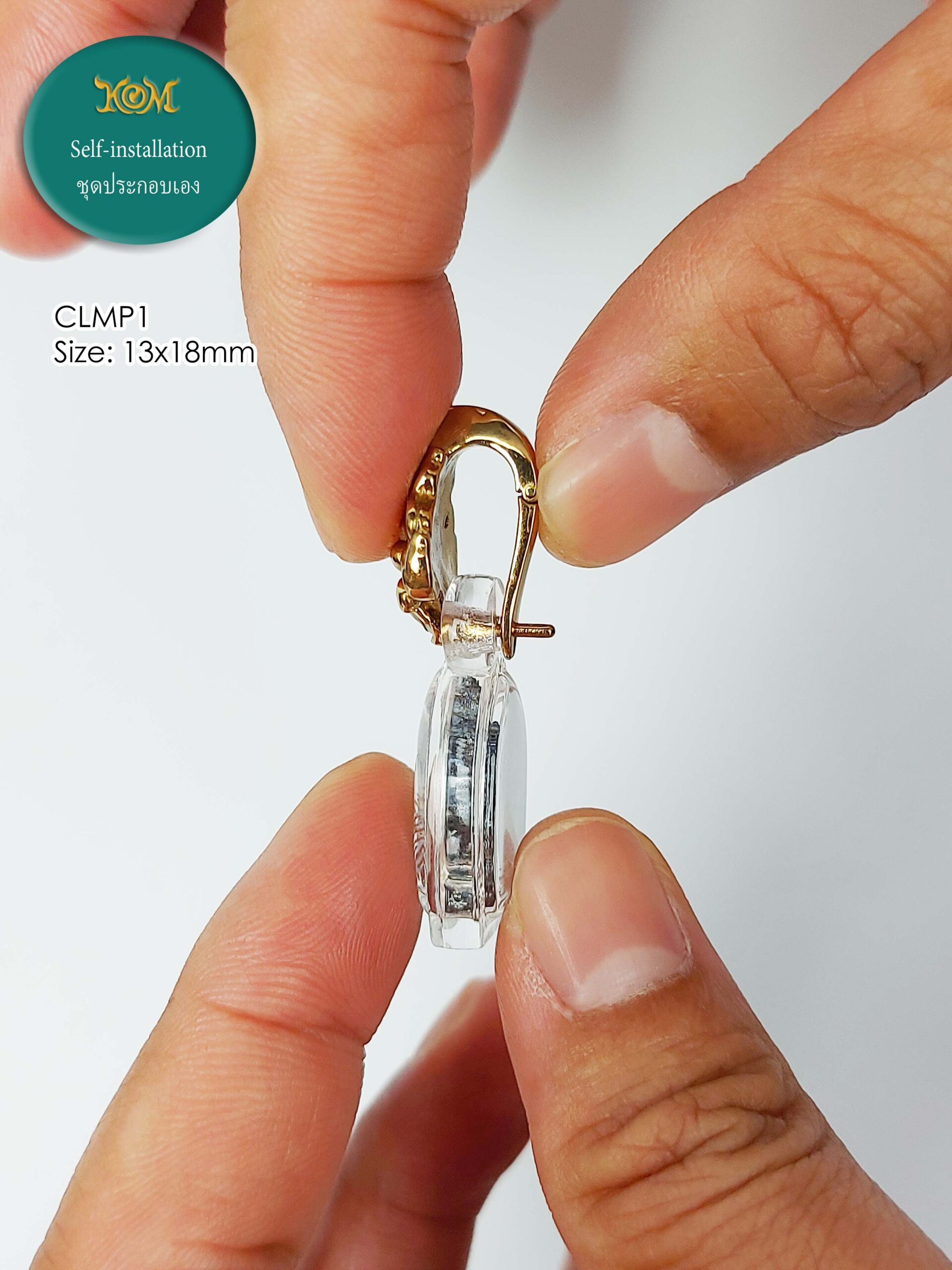 CLMP1GoldenBronze amulet casing clamp self-installation - Image 3