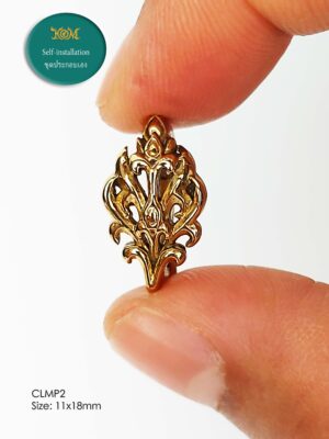 CLMP2GoldenBronze amulet casing clamp self-installation