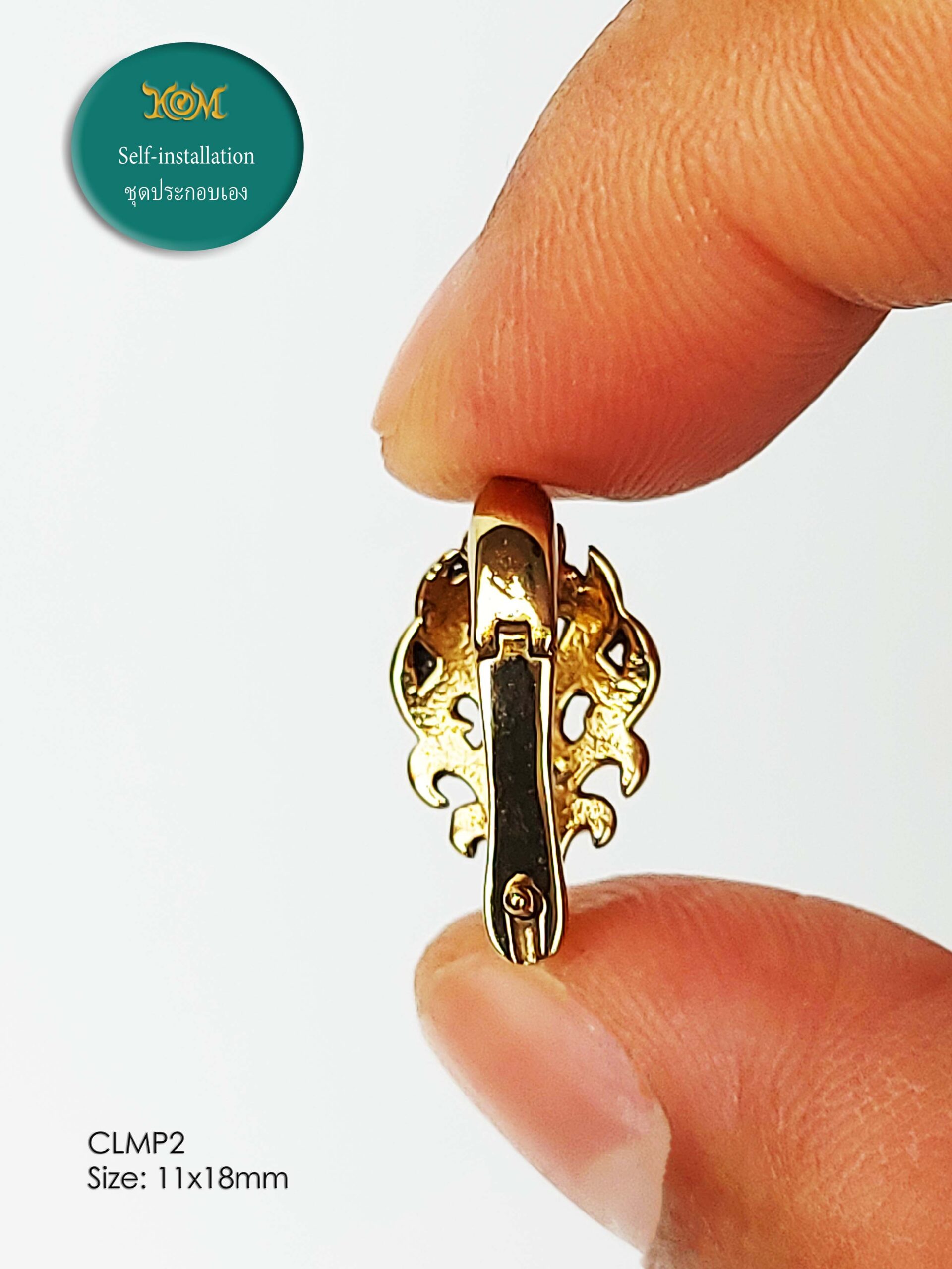 CLMP2GoldenBronze amulet casing clamp self-installation - Image 8