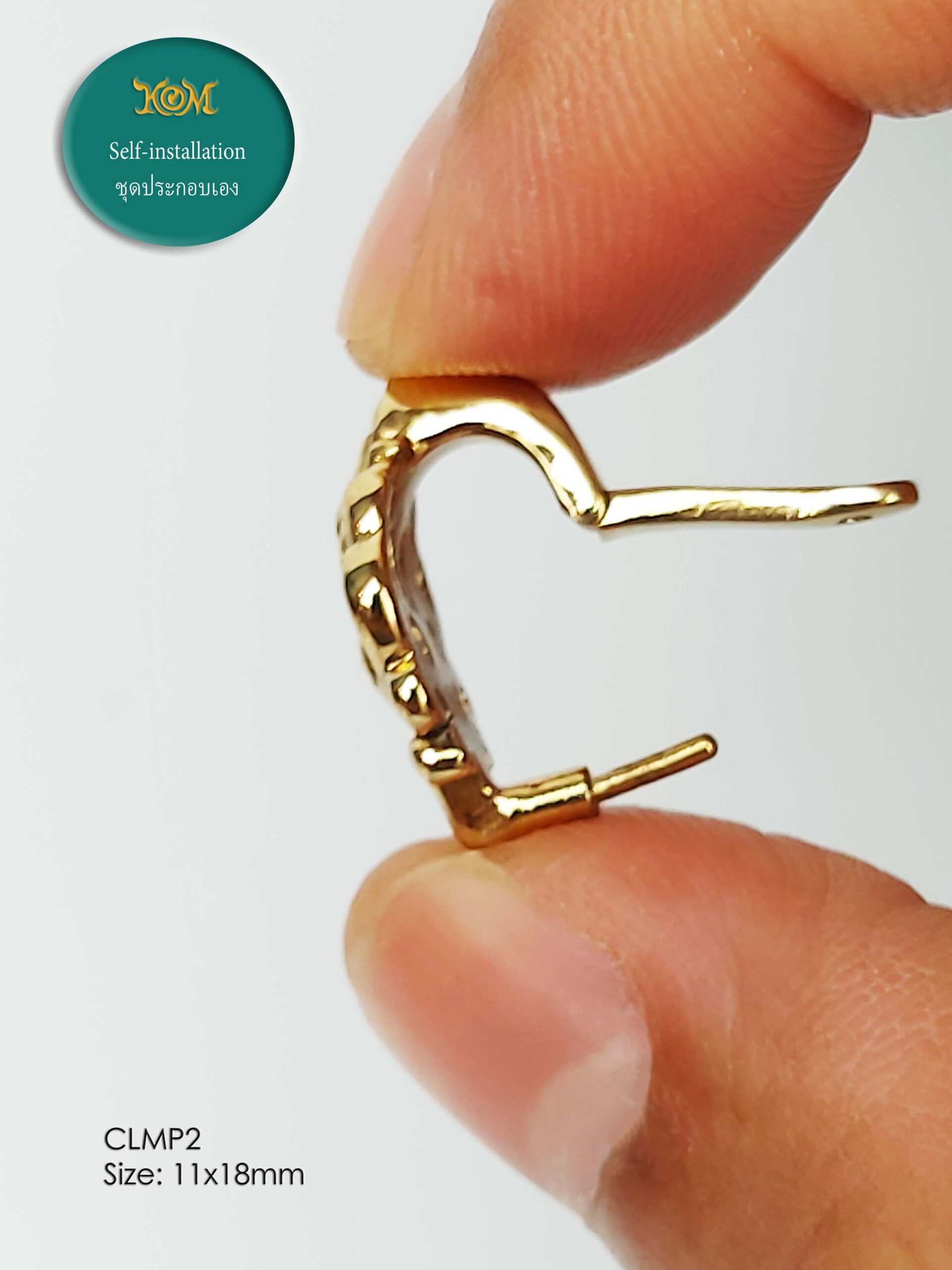 CLMP2GoldenBronze amulet casing clamp self-installation - Image 7