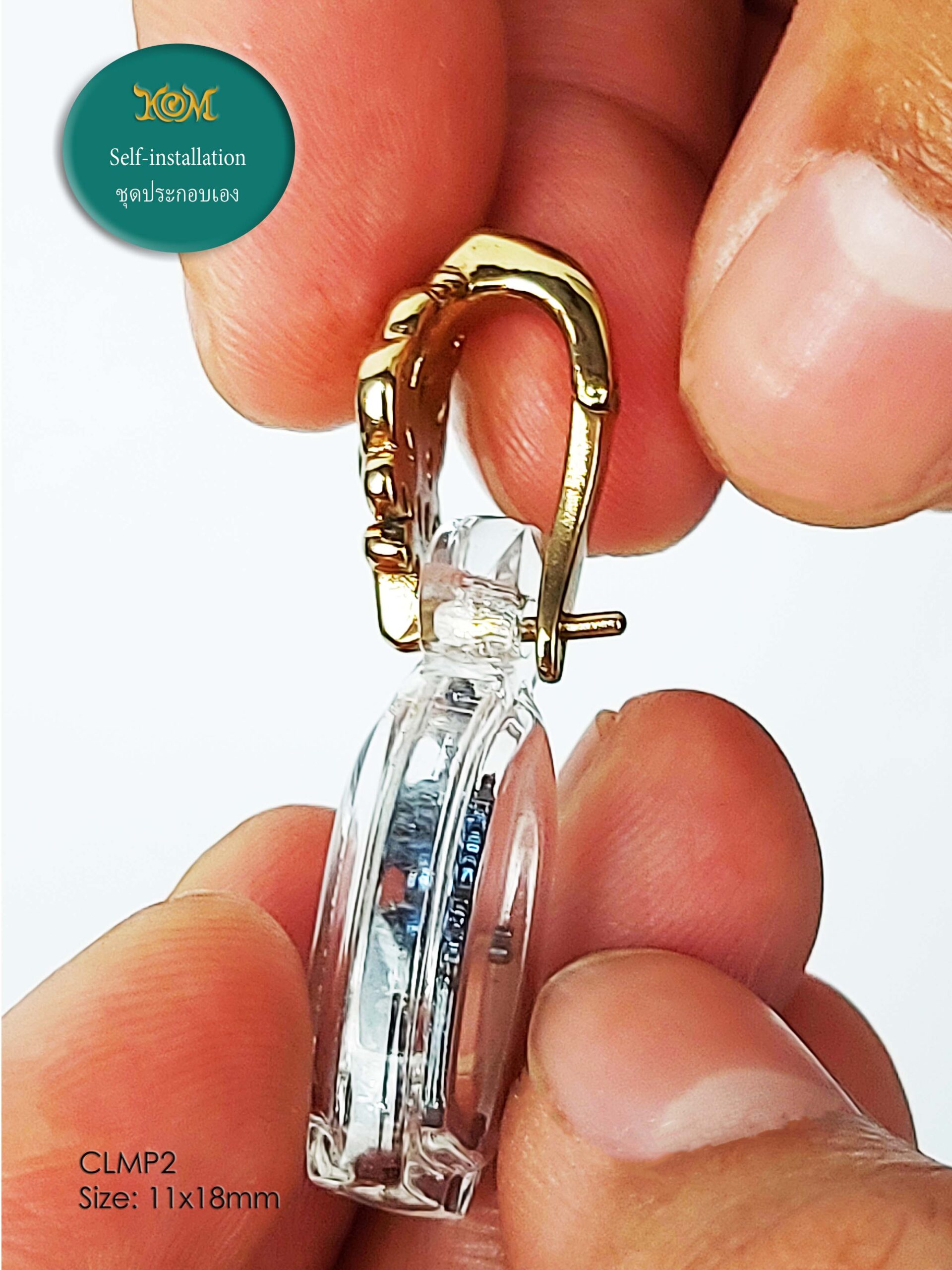CLMP2GoldenBronze amulet casing clamp self-installation - Image 4