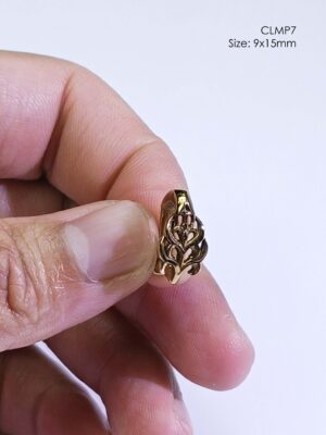 CLMP7GoldenBronze amulet casing clamp self-installation